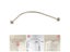 L-Shapaed Bathroom Bathtub Corner Shower Curtain Rod Large Space Stretchable Carousel 7