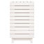 Laundry Basket White 44x44x76 Cm Solid Wood Pine Ntxtxx Carousel 6