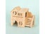 Sturdy Dwarf Hamsters House Harmless Pet Toy Solid Wood Hamster Funny Play Carousel 4