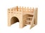 Sturdy Dwarf Hamsters House Harmless Pet Toy Solid Wood Hamster Funny Play Carousel 5