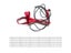 Parrot Bird Harness Leash Adjustable Anti-Bite Training Rope Outdoor Flying Carousel 4