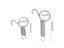 Cage Door Spring Hook 10Pcs Metal Spring Hooks Sturdy Tension Fixing Spring For Carousel 7