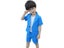 Toddler Boys Suit Summer Wedding Cotton Linen Blend Formal Boys Blazer Children Carousel 6