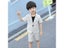 Toddler Boys Suit Summer Wedding Cotton Linen Blend Formal Boys Blazer Children Carousel 8