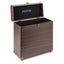 Vinyl LP Record Case - Dark Wood Carousel 3