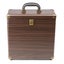 Vinyl LP Record Case - Dark Wood Carousel 4