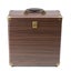 Vinyl LP Record Case - Dark Wood Carousel 5