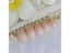 Natural Pink Nude White French Coffin False Nails Gradient Manicure Ballerina Carousel 8