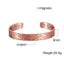 Pure Copper Bracelet Men Magnetic Arthritis Adjustable Magnets Men Cuff B CHK12N Carousel 27