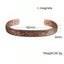 Pure Copper Bracelet Men Magnetic Arthritis Adjustable Magnets Men Cuff B CHK12N Carousel 3