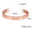 Pure Copper Bracelet Men Magnetic Arthritis Adjustable Magnets Men Cuff B CHK12N Carousel 11