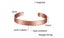Pure Copper Bracelet Men Magnetic Arthritis Adjustable Magnets Men Cuff B CHK12N Carousel 17