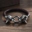 Fashion Vintage Multi-Layer Handwoven Leather Cross Bracelet for Men Clas CHK12N Carousel 30