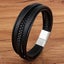 Fashion Vintage Multi-Layer Handwoven Leather Cross Bracelet for Men Clas CHK12N Carousel 13