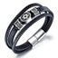 Fashion Vintage Multi-Layer Handwoven Leather Cross Bracelet for Men Clas CHK12N Carousel 18