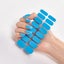 16tips Nail Stickers Gradient glitter Nail Stickers Simple Waterproof Na CHK12N Carousel 15