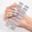 16tips Nail Stickers Gradient glitter Nail Stickers Simple Waterproof Na CHK12N Carousel 18