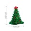 Shiny Tinsel Christmas Tree Hat Green Cloth Xmas Hat Funny Santa Carousel 3