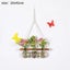 Wall Hanging Glass Planter Ins Terrarium Flower Bud Vase with Wooden Test CHK12N Carousel 22