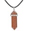 JOYA GIFT Hexagonal Pointed Reiki Chakra Stone Pendant Necklace Women Gir CHK12N Carousel 1