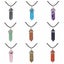 JOYA GIFT Hexagonal Pointed Reiki Chakra Stone Pendant Necklace Women Gir CHK12N Carousel 17