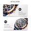 Casual Sporty Wristwatches Stainless Steel Band Chronograph Clock Men'S Watch... Carousel 5