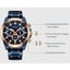 Casual Sporty Wristwatches Stainless Steel Band Chronograph Clock Men'S Watch... Carousel 7