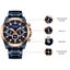Casual Sporty Wristwatches Stainless Steel Band Chronograph Clock Men'S Watch... Carousel 8