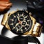 Casual Sporty Wristwatches Stainless Steel Band Chronograph Clock Men'S Watch... Carousel 10