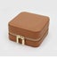 Korean Style Girl Jewelry Box Portable Genuine Leather Earrings Ring Case CHK12N Carousel 21