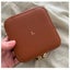 Korean Style Girl Jewelry Box Portable Genuine Leather Earrings Ring Case CHK12N Carousel 22
