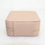 Korean Style Girl Jewelry Box Portable Genuine Leather Earrings Ring Case CHK12N Carousel 23