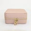 Korean Style Girl Jewelry Box Portable Genuine Leather Earrings Ring Case CHK12N Carousel 26