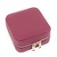 Korean Style Girl Jewelry Box Portable Genuine Leather Earrings Ring Case CHK12N Carousel 3