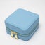 Korean Style Girl Jewelry Box Portable Genuine Leather Earrings Ring Case CHK12N Carousel 7