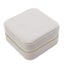 Korean Style Girl Jewelry Box Portable Genuine Leather Earrings Ring Case CHK12N Carousel 12