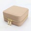 Korean Style Girl Jewelry Box Portable Genuine Leather Earrings Ring Case CHK12N Carousel 13