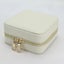 Korean Style Girl Jewelry Box Portable Genuine Leather Earrings Ring Case CHK12N Carousel 16