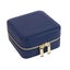Korean Style Girl Jewelry Box Portable Genuine Leather Earrings Ring Case CHK12N Carousel 18