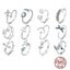 Adjustable Rings Authentic 925 Sterling Silver Stackable Engagement Zirco CHK12N Carousel 2