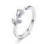 Adjustable Rings Authentic 925 Sterling Silver Stackable Engagement Zirco CHK12N Carousel 28