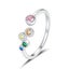 Adjustable Rings Authentic 925 Sterling Silver Stackable Engagement Zirco CHK12N Carousel 7