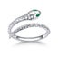 Adjustable Rings Authentic 925 Sterling Silver Stackable Engagement Zirco CHK12N Carousel 15