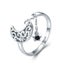 Adjustable Rings Authentic 925 Sterling Silver Stackable Engagement Zirco CHK12N Carousel 17