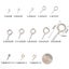Mini Eye Pins Eyepins Hooks Eyelets Screw Threaded Metal Metal Jewelry Pe CHK12N Carousel 5