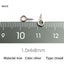 Mini Eye Pins Eyepins Hooks Eyelets Screw Threaded Metal Metal Jewelry Pe CHK12N Carousel 8