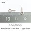 Mini Eye Pins Eyepins Hooks Eyelets Screw Threaded Metal Metal Jewelry Pe CHK12N Carousel 9