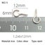 Mini Eye Pins Eyepins Hooks Eyelets Screw Threaded Metal Metal Jewelry Pe CHK12N Carousel 14