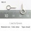 Mini Eye Pins Eyepins Hooks Eyelets Screw Threaded Metal Metal Jewelry Pe CHK12N Carousel 16