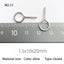 Mini Eye Pins Eyepins Hooks Eyelets Screw Threaded Metal Metal Jewelry Pe CHK12N Carousel 18